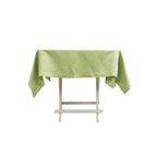 Lamour Satin 54"x54" Square Tablecloth Sage Green - Durable & Silk - Like Table Cover - Bell Racket Store