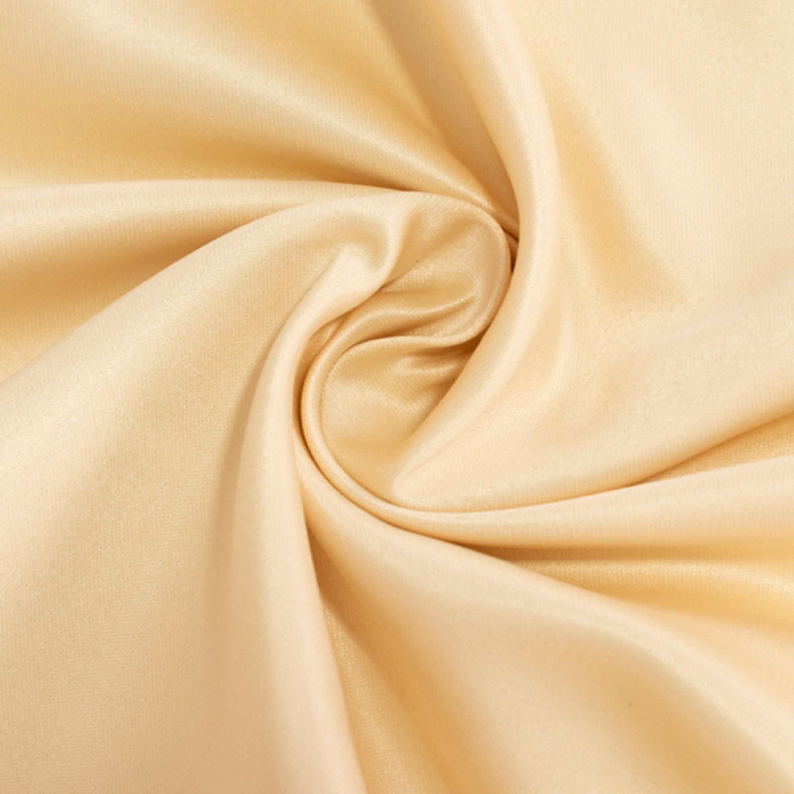 Lamour Satin 54"x54" Table Overlay Square Tablecloth Beige - Durable & Silk - Like Table Cover - Bell Racket Store