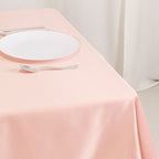 Lamour Satin 54"x54" Table Overlay Square Tablecloth Dusty Rose - Durable & Silk - Like Table Cover - Bell Racket Store