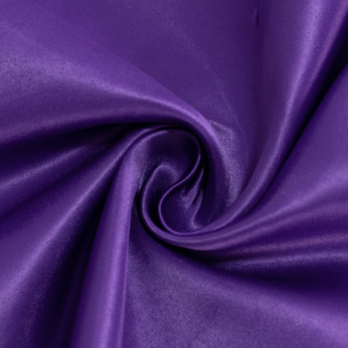 Lamour Satin 54"x54" Table Overlay Square Tablecloth Purple - Durable & Silk - Like Table Cover - Bell Racket Store