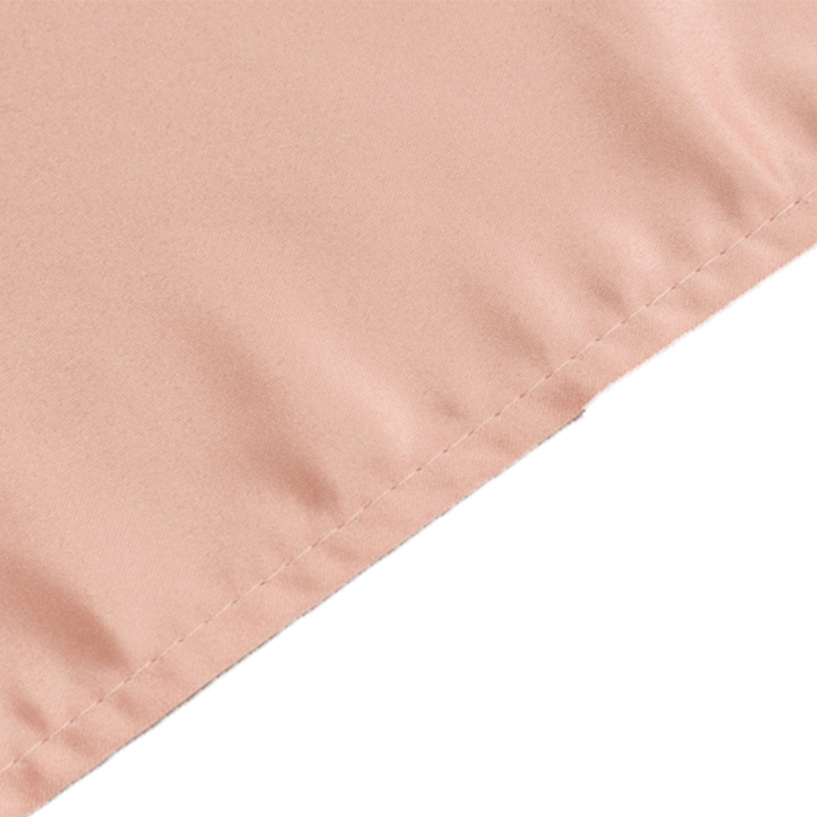 Lamour Satin 60"x102" Rectangle Tablecloth Dusty Rose - Durable & Silky Soft Feel Table Cover - Bell Racket Store
