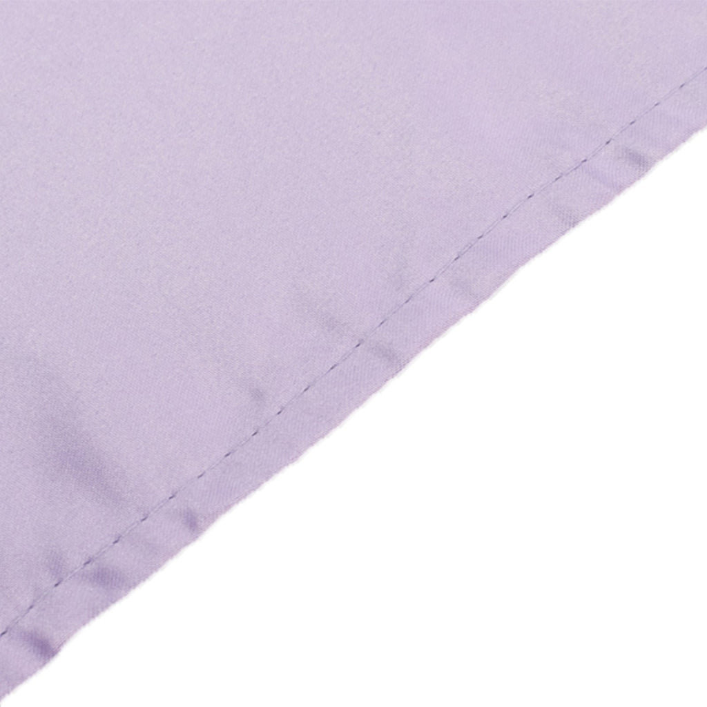 Lamour Satin 60"x102" Rectangle Tablecloth Lavender Lilac - Durable & Silky Soft Feel Table Cover - Bell Racket Store