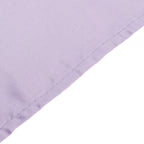 Lamour Satin 60"x102" Rectangle Tablecloth Lavender Lilac - Durable & Silky Soft Feel Table Cover - Bell Racket Store