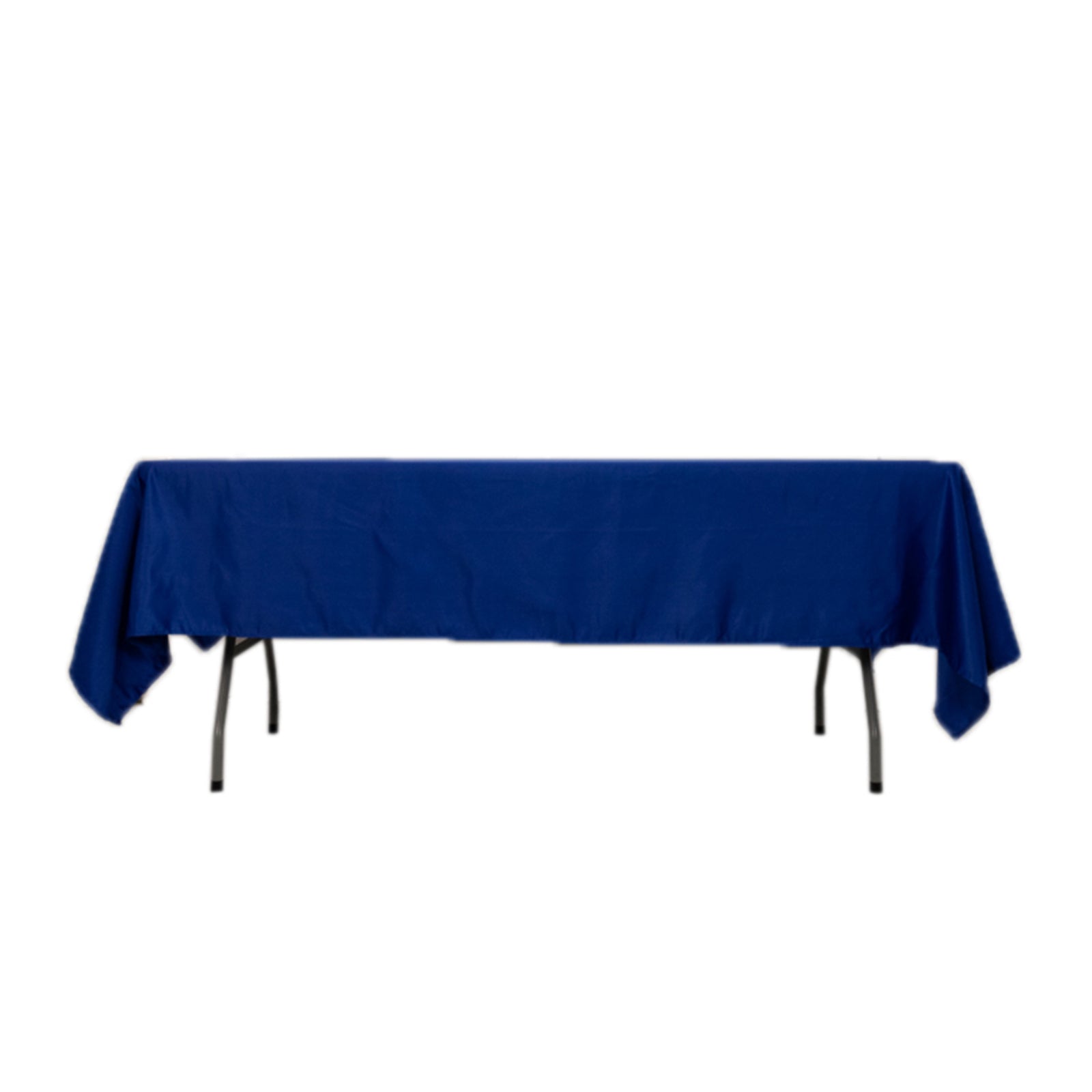 Lamour Satin 60"x102" Rectangle Tablecloth Royal Blue - Durable & Silky Soft Feel Table Cover - Bell Racket Store