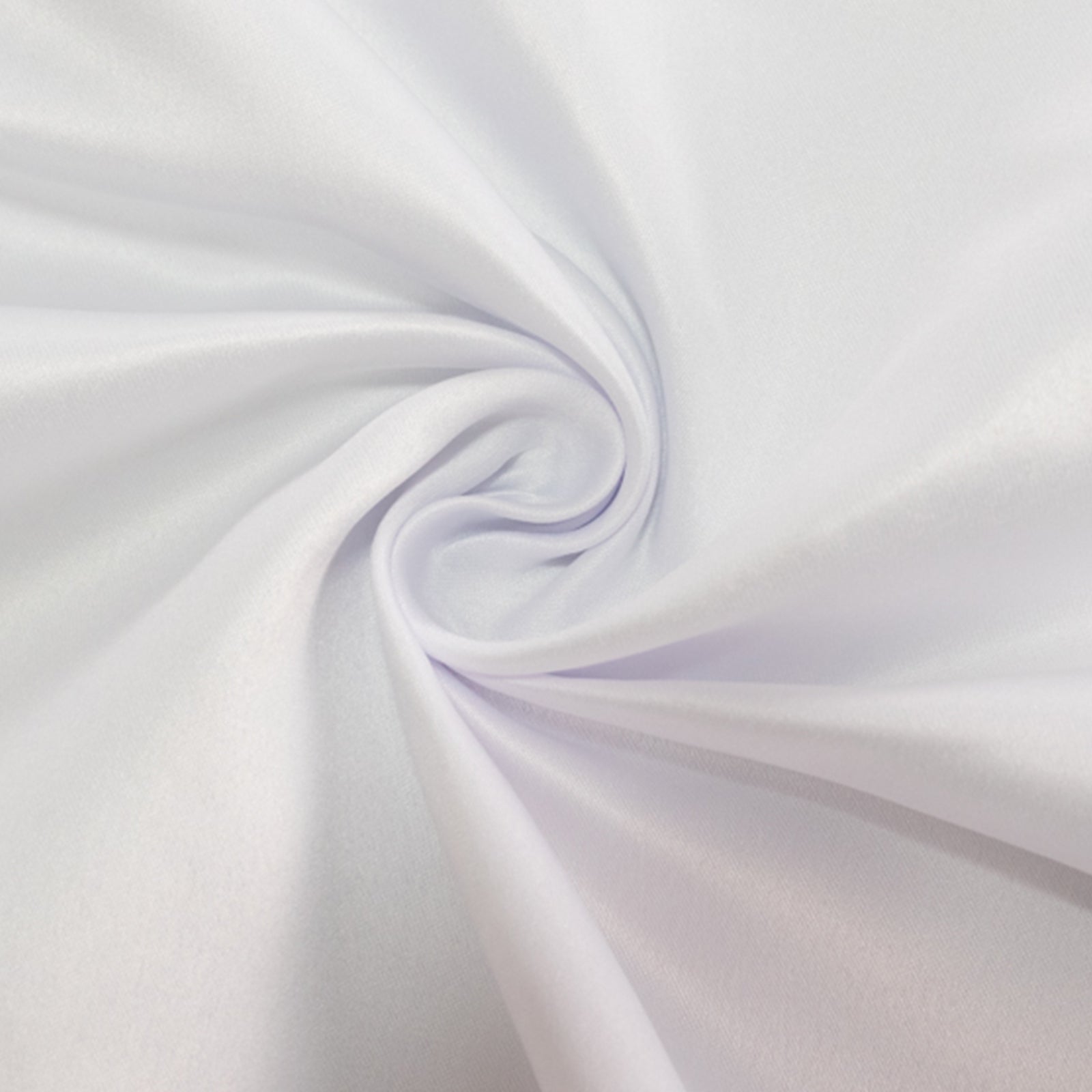 Lamour Satin 60"x102" Rectangle Tablecloth White - Durable & Silky Soft Feel Table Cover for Weddings & Banquets - Bell Racket Store