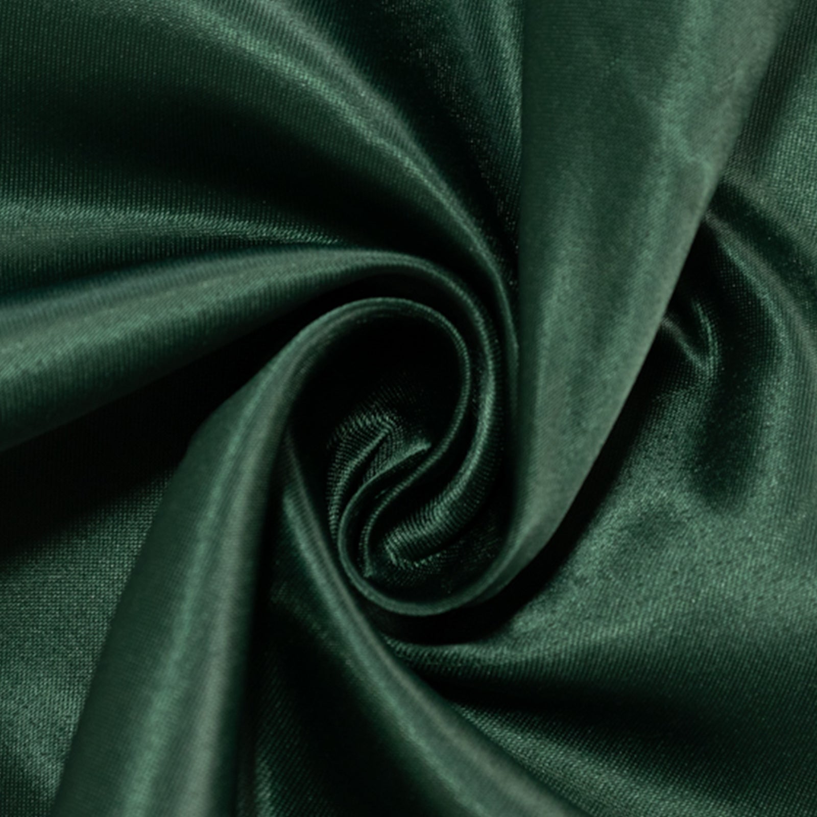 Lamour Satin 60"x126" Rectangle Tablecloth Hunter Emerald Green - Soft & Silk - Like Table Cover - Bell Racket Store