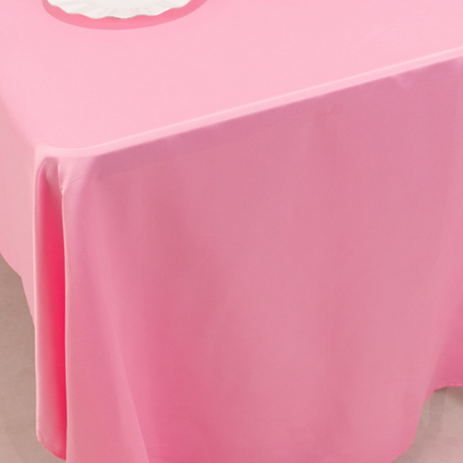 Lamour Satin 60"x126" Rectangle Tablecloth Pink - Soft & Silk - Like Table Cover - Bell Racket Store