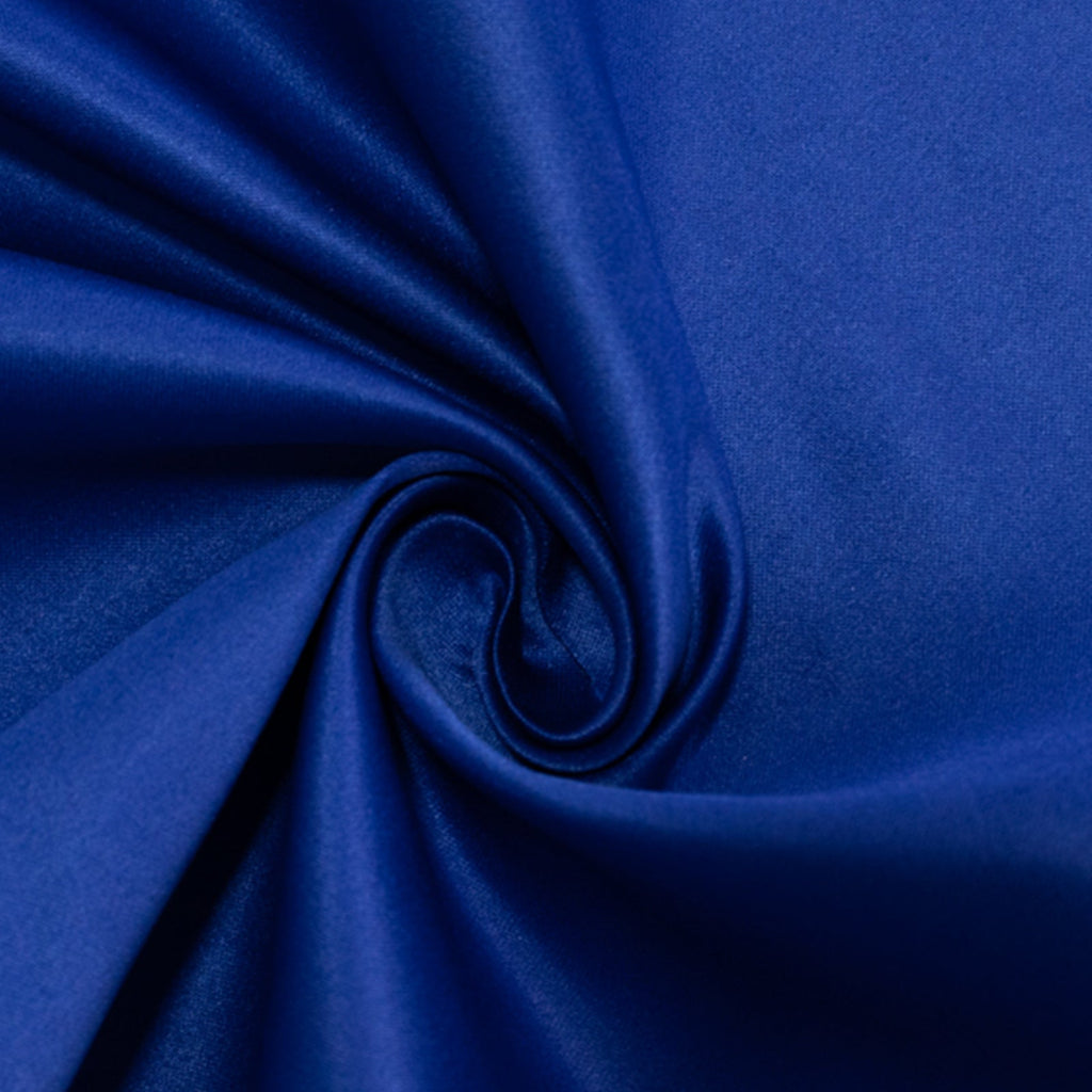 Lamour Satin 60"x126" Rectangle Tablecloth Royal Blue - Soft & Silk - Like Table Cover - Bell Racket Store