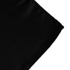 Lamour Satin 72"x72" Table Overlay Square Tablecloth Black - Smooth Finish for Luxurious Events - Bell Racket Store