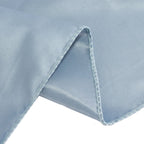 Lamour Satin 72"x72" Table Overlay Square Tablecloth Dusty Blue - Smooth Finish Table Topper - Bell Racket Store