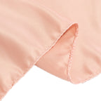 Lamour Satin 72"x72" Table Overlay Square Tablecloth Dusty Rose - Smooth Finish Table Topper - Bell Racket Store