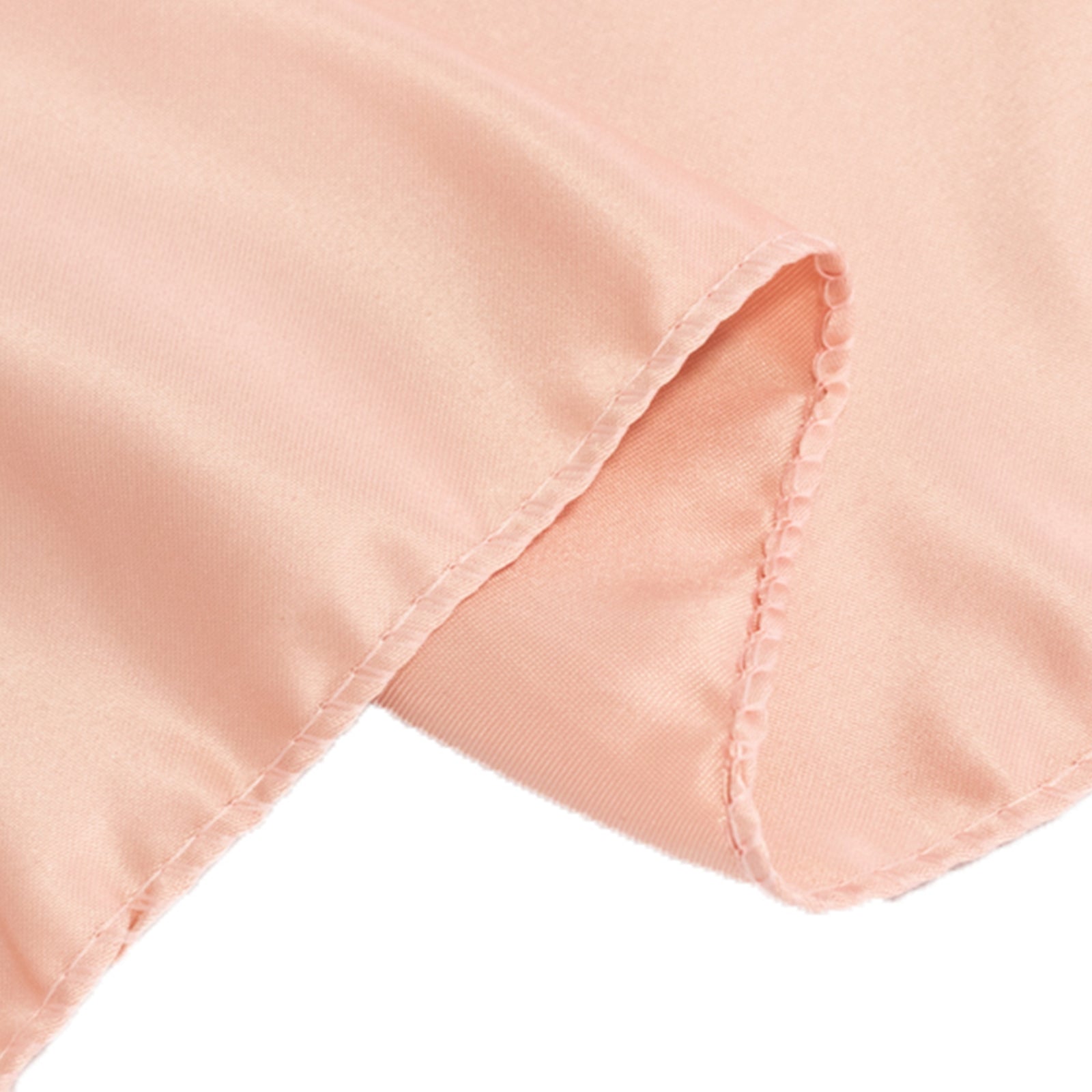 Lamour Satin 72"x72" Table Overlay Square Tablecloth Dusty Rose - Smooth Finish Table Topper - Bell Racket Store