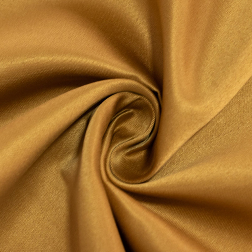 Lamour Satin 72"x72" Table Overlay Square Tablecloth Gold - Smooth Finish for Luxurious Events - Bell Racket Store