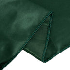 Lamour Satin 72"x72" Table Overlay Square Tablecloth Hunter Emerald Green - Smooth Finish Table Topper - Bell Racket Store