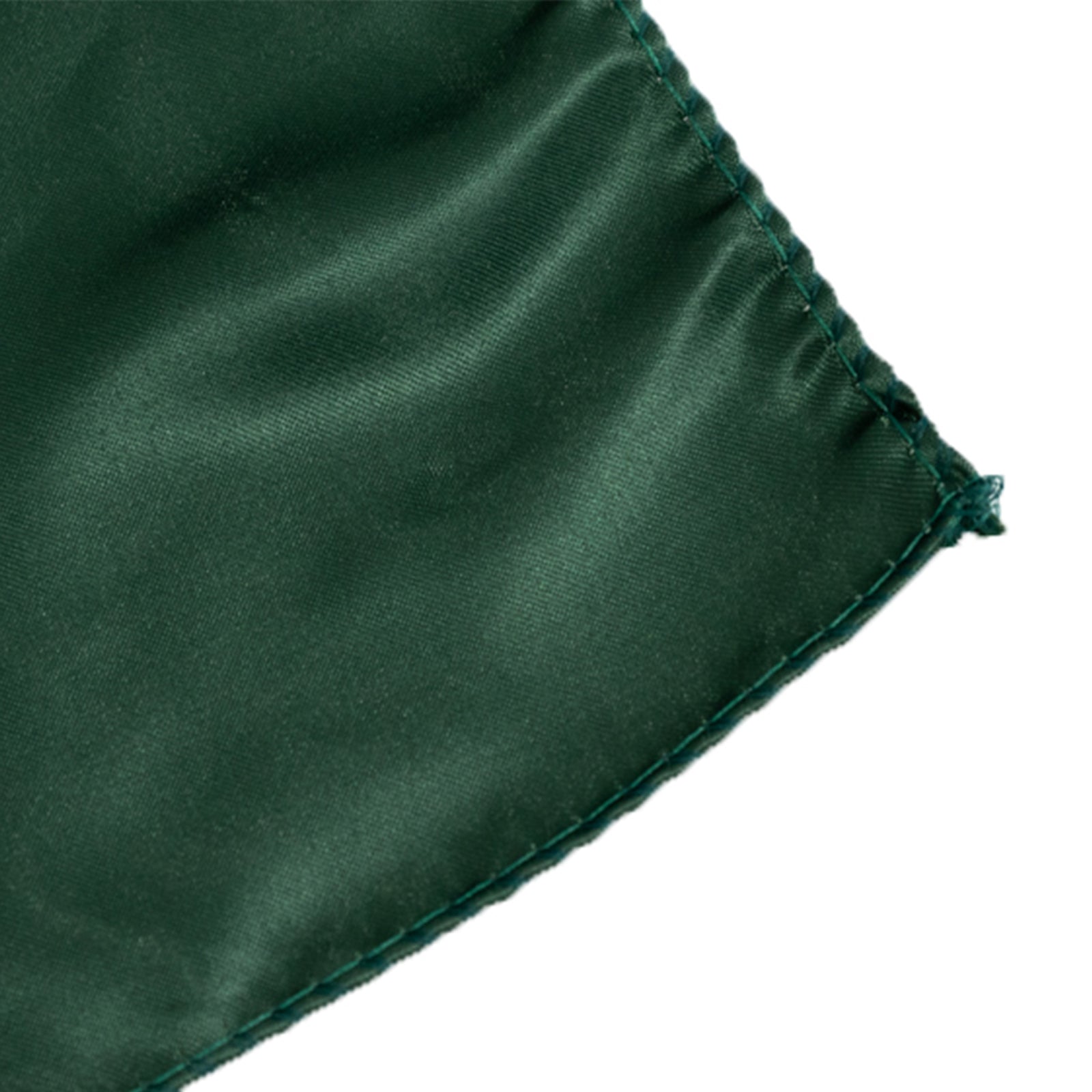 Lamour Satin 72"x72" Table Overlay Square Tablecloth Hunter Emerald Green - Smooth Finish Table Topper - Bell Racket Store