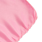 Lamour Satin 72"x72" Table Overlay Square Tablecloth Pink - Smooth Finish Table Topper - Bell Racket Store