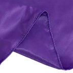 Lamour Satin 72"x72" Table Overlay Square Tablecloth Purple - Smooth Finish Table Topper - Bell Racket Store