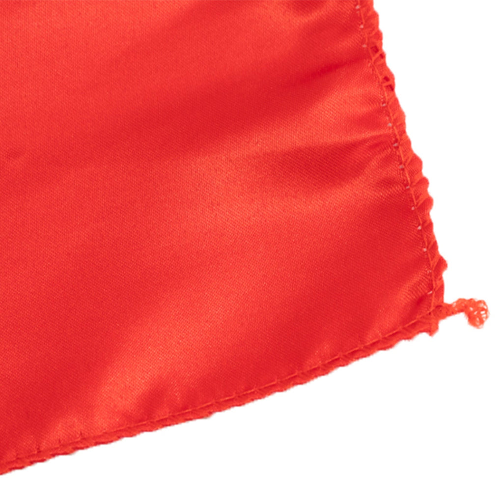 Lamour Satin 72"x72" Table Overlay Square Tablecloth Red - Smooth Finish Table Topper - Bell Racket Store