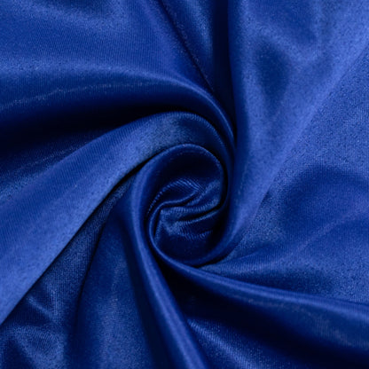 Lamour Satin 72"x72" Table Overlay Square Tablecloth Royal Blue - Smooth Finish Table Topper - Bell Racket Store