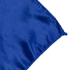 Lamour Satin 72"x72" Table Overlay Square Tablecloth Royal Blue - Smooth Finish Table Topper - Bell Racket Store