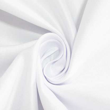 Lamour Satin 72"x72" Table Overlay Square Tablecloth White - Smooth Finish for Luxurious Events - Bell Racket Store