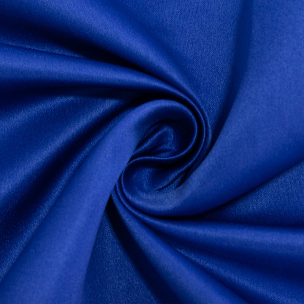 Lamour Satin 90"x132" Rectangle Tablecloth Royal Blue - Soft & Silk - Like Seamless Table Cover - Bell Racket Store