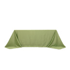 Lamour Satin 90"x132" Rectangle Tablecloth Sage Green - Soft & Silk - Like Seamless Table Cover - Bell Racket Store