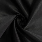 Lamour Satin 90"x156" Rectangle Tablecloth Black - Luxurious, Soft Seamless Table Cover for Stylish Settings - Bell Racket Store