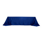 Lamour Satin 90"x156" Rectangle Tablecloth Royal Blue - Luxurious, Soft Seamless Table Cover - Bell Racket Store