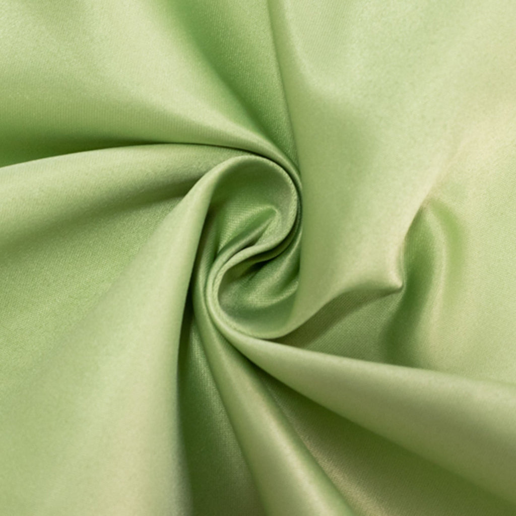 Lamour Satin 90"x156" Rectangle Tablecloth Sage Green - Luxurious, Soft Seamless Table Cover - Bell Racket Store