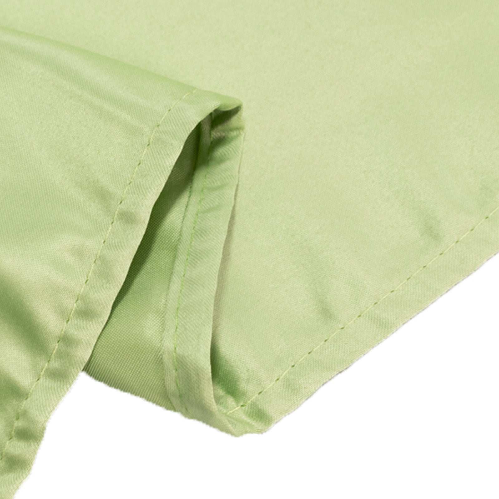 Lamour Satin 90"x156" Rectangle Tablecloth Sage Green - Luxurious, Soft Seamless Table Cover - Bell Racket Store