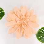 2 Pack 24" Blush Real-Like Soft Foam Craft Daisy Flower Heads