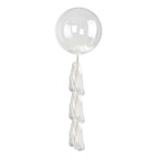 10 Pack 16" Clear Fully Transparent PVC Helium Air Bubble Balloons