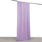 Lavender 4 - Way Stretch Spandex Event Curtain Drapes, Wrinkle Free Backdrop Event Panel with Rod Pockets - 5ftx10ft - Bell Racket Store