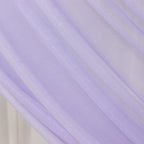 Lavender Lilac Sheer Backdrop Drape â€“ 5ft x 14ft Wedding Arch & Ceiling Decor Panel, Wrinkle Free with Soft Shimmer - Bell Racket Store