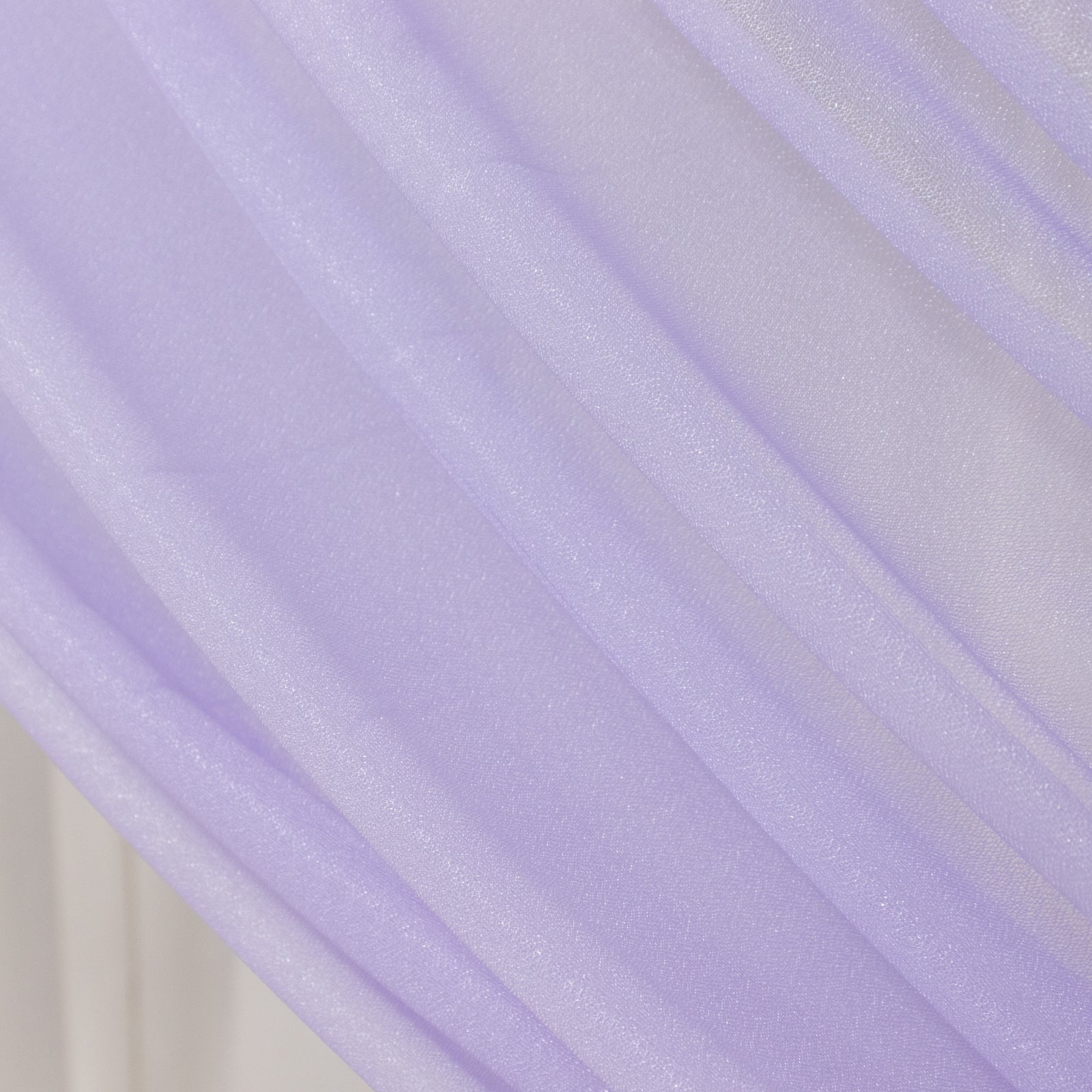 Lavender Lilac Sheer Backdrop Drape â€“ 5ft x 14ft Wedding Arch & Ceiling Decor Panel, Wrinkle Free with Soft Shimmer - Bell Racket Store