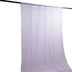 Lavender Lilac Sheer Backdrop Drape â€“ 5ft x 14ft Wedding Arch & Ceiling Decor Panel, Wrinkle Free with Soft Shimmer - Bell Racket Store