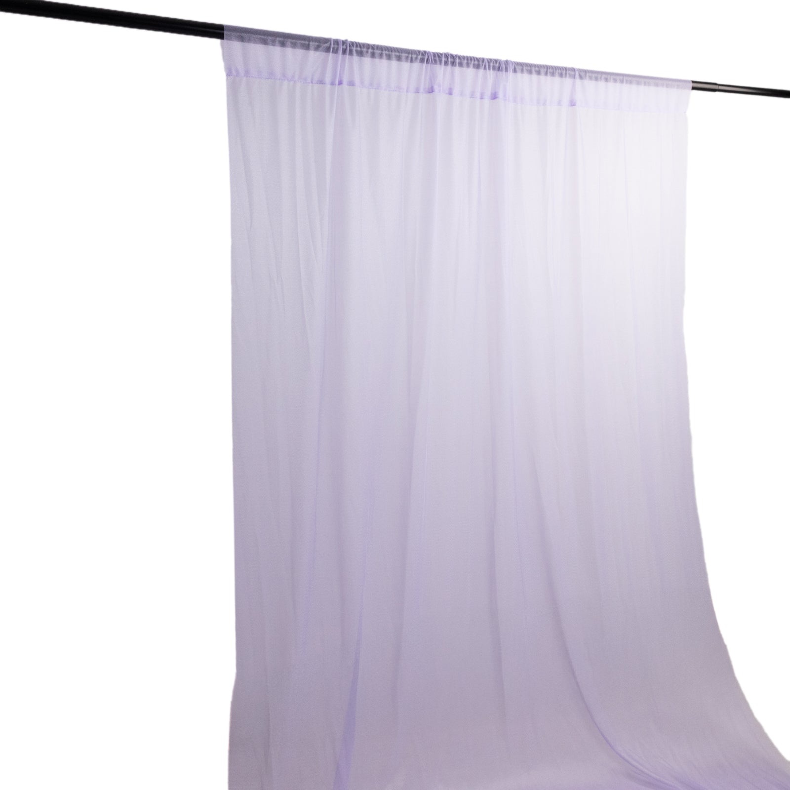 Lavender Lilac Sheer Backdrop Drape â€“ 5ft x 14ft Wedding Arch & Ceiling Decor Panel, Wrinkle Free with Soft Shimmer - Bell Racket Store