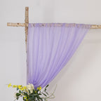 Lavender Lilac Sheer Backdrop Drape â€“ 5ft x 14ft Wedding Arch & Ceiling Decor Panel, Wrinkle Free with Soft Shimmer - Bell Racket Store