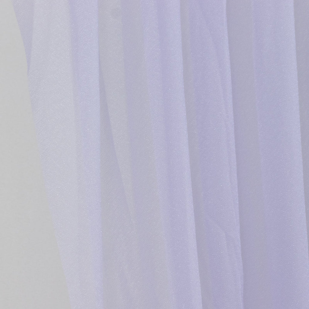 Lavender Lilac Sheer Chiffon Valance Curtain 4ft x 5ft â€“ Wedding Arch Drape with Rod Pocket, Voile Backdrop Panel - Bell Racket Store