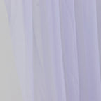 Lavender Lilac Sheer Chiffon Valance Curtain 4ft x 5ft â€“ Wedding Arch Drape with Rod Pocket, Voile Backdrop Panel - Bell Racket Store