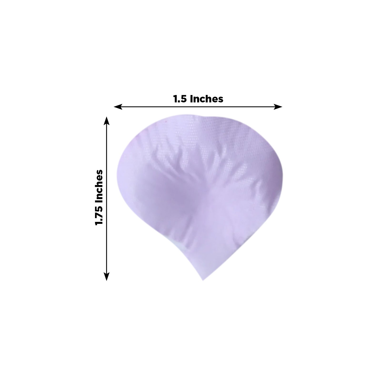 500-Pack Rose Petals Round Design Lavender Lilac Silk Confetti - Decorative Scatters for Tables and Floors