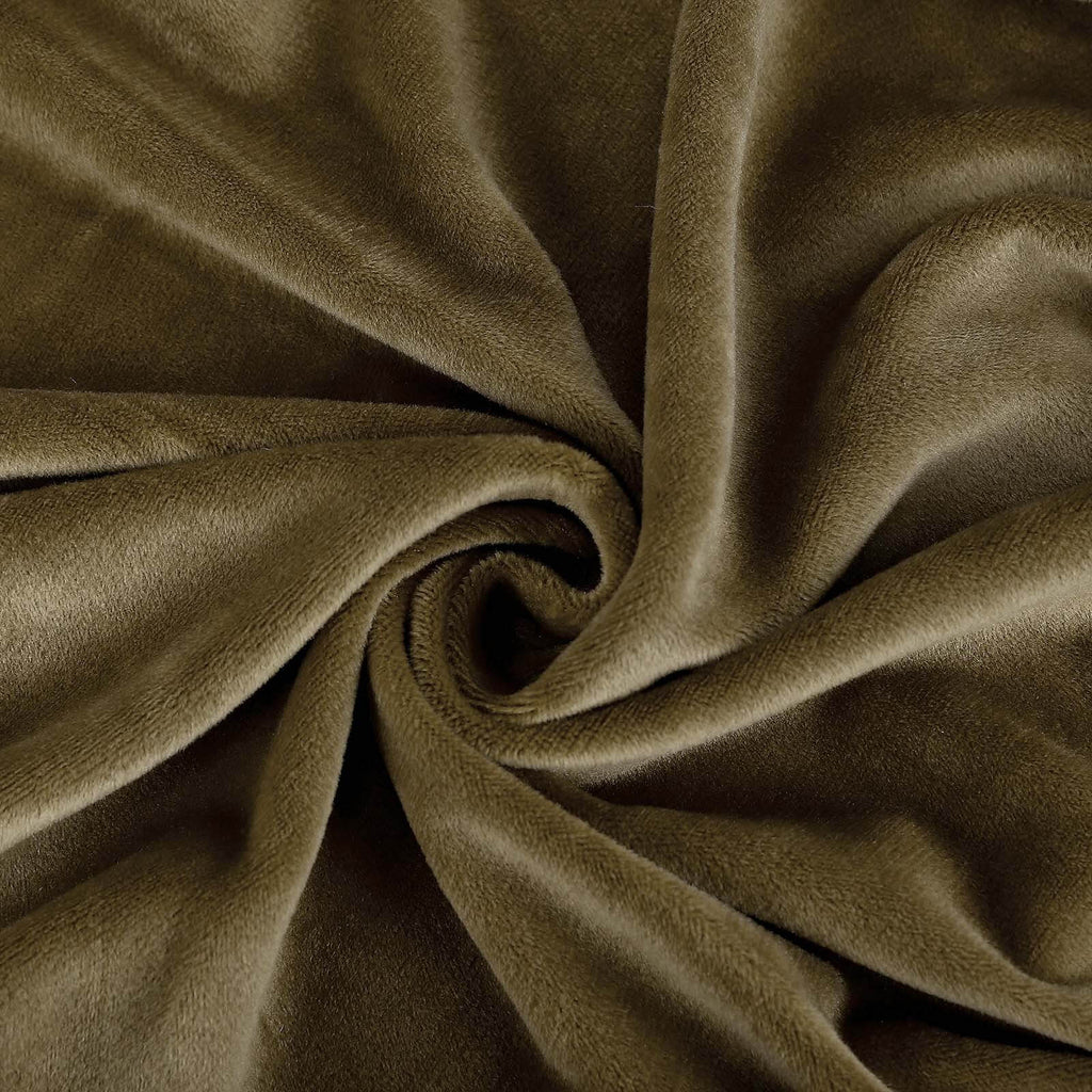 Velvet Chair Cushion Protector Stretch with Tie for Dining Chairs Olive Green - Durable Cover for Formal Gatherings