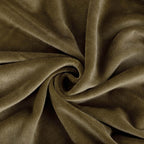 Velvet Chair Cushion Protector Stretch with Tie for Dining Chairs Olive Green - Durable Cover for Formal Gatherings