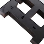 LED Marquee Letter "H" Industrial Style Antique Black - Light - Up Alphabet Sign for Weddings & Displays 9" - Bell Racket Store