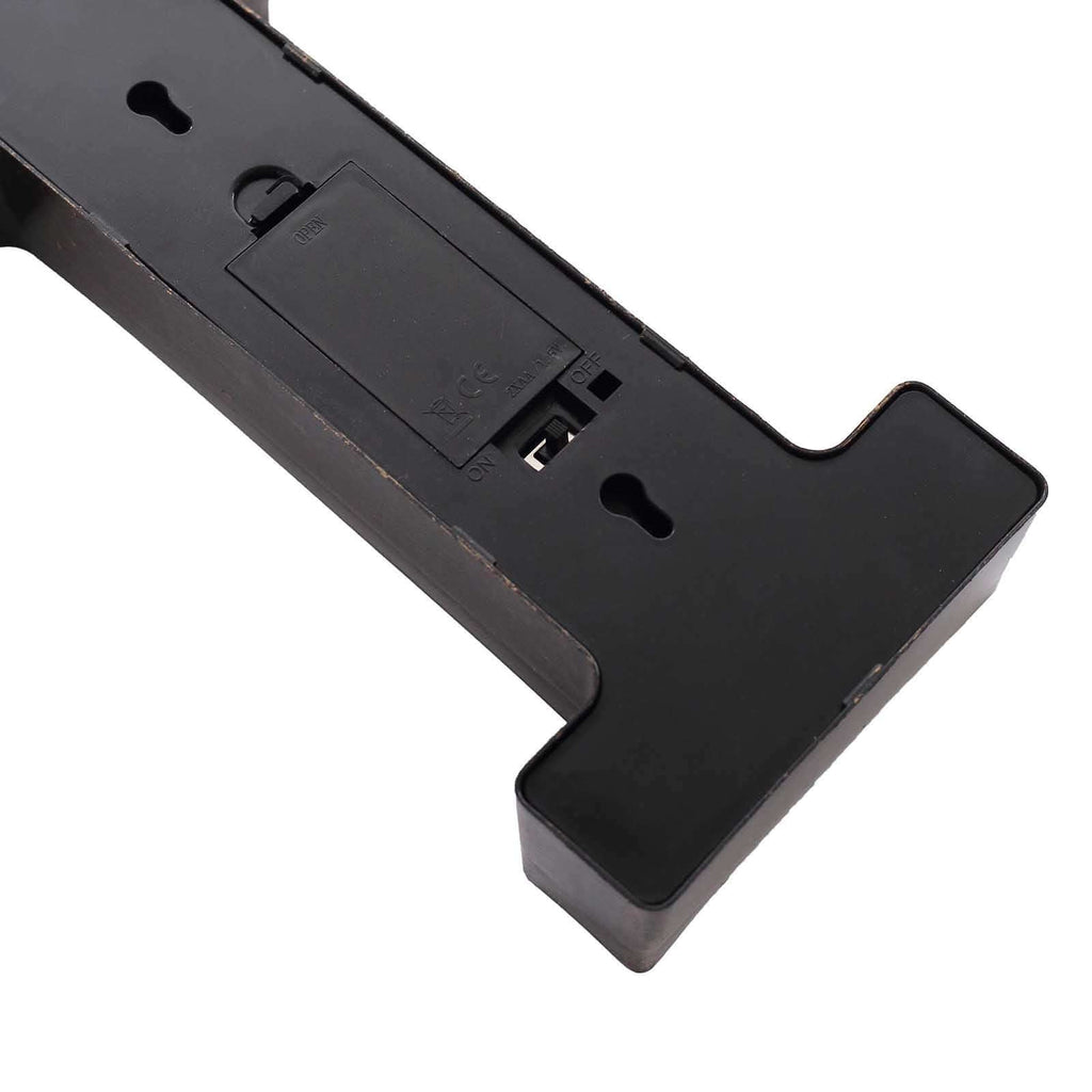 LED Marquee Letter "I" Industrial Style Antique Black - Light - Up Alphabet Sign for Weddings & Displays 9" - Bell Racket Store