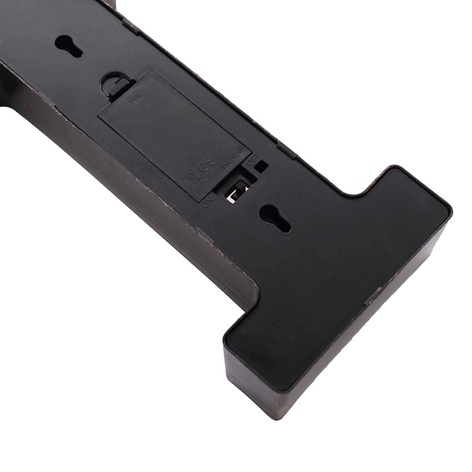 LED Marquee Letter "I" Industrial Style Antique Black - Light - Up Alphabet Sign for Weddings & Displays 9" - Bell Racket Store