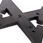 LED Marquee Letter "X" Industrial Style Antique Black - Light - Up Alphabet Sign for Weddings & Displays 9" - Bell Racket Store