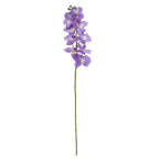 2 Stems 40" Tall Lavender Lilac Artificial Silk Orchid Flower Bouquets