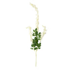 5 Pack 44" Silk Hanging Wisteria Flower Garland Vines in Cream, 3 Strands in 1 Bush